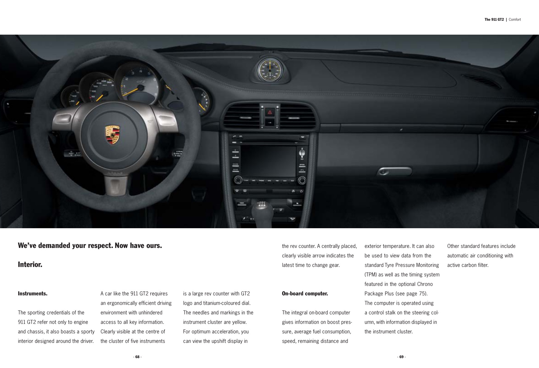 2008 Porsche 911 GT2 Brochure Page 18